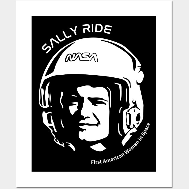 Women in Space: Sally Ride Wall Art by photon_illustration